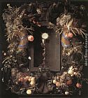 Jan Davidsz de Heem Eucharist in Fruit Wreath painting